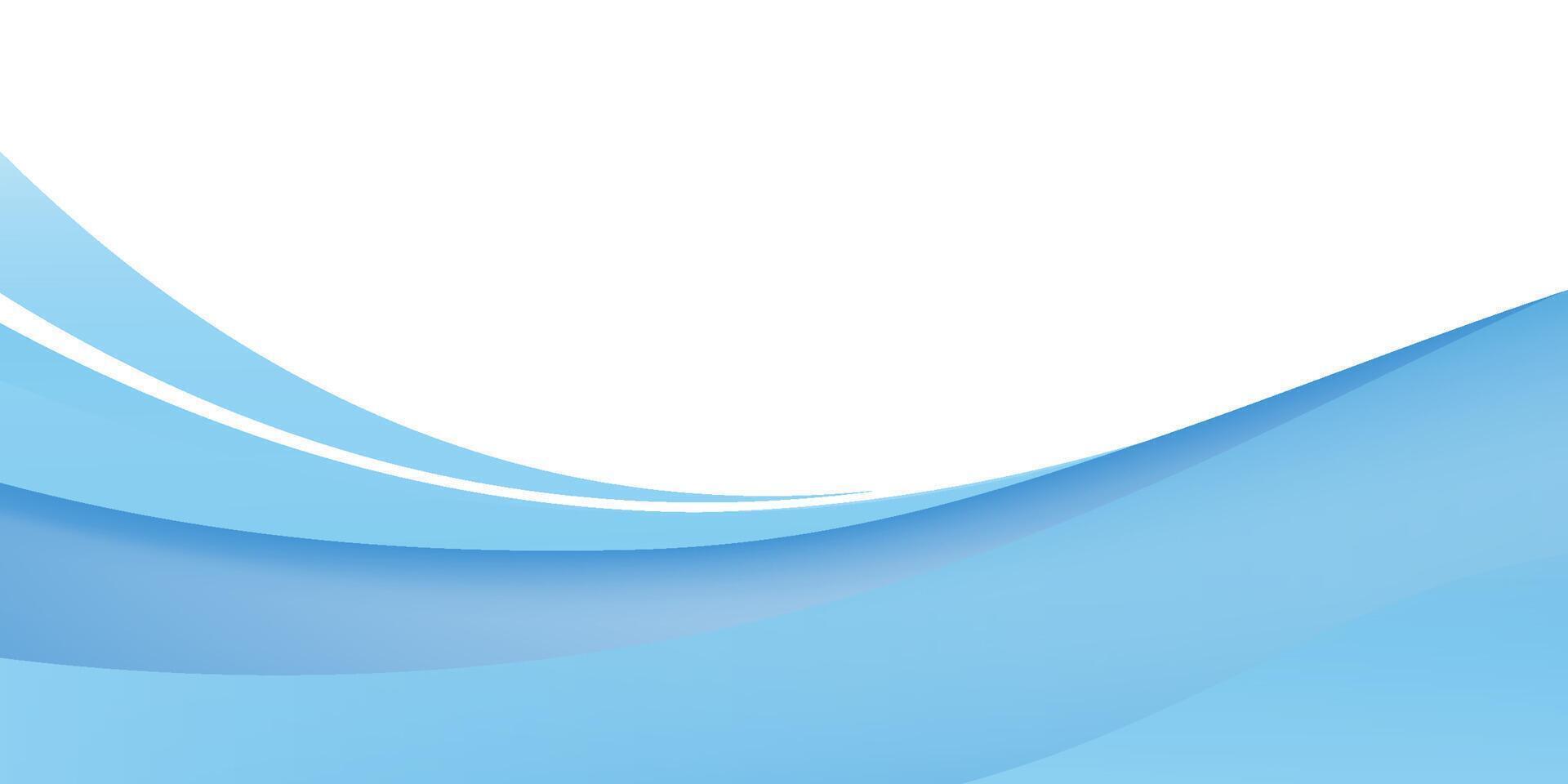 Abstract blue wave background with line . illustration eps10 vector