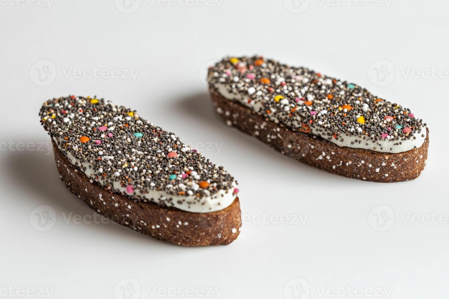 Avocado Toast With Everything Bagel Seasoning, Copy Space, Food Setting photo