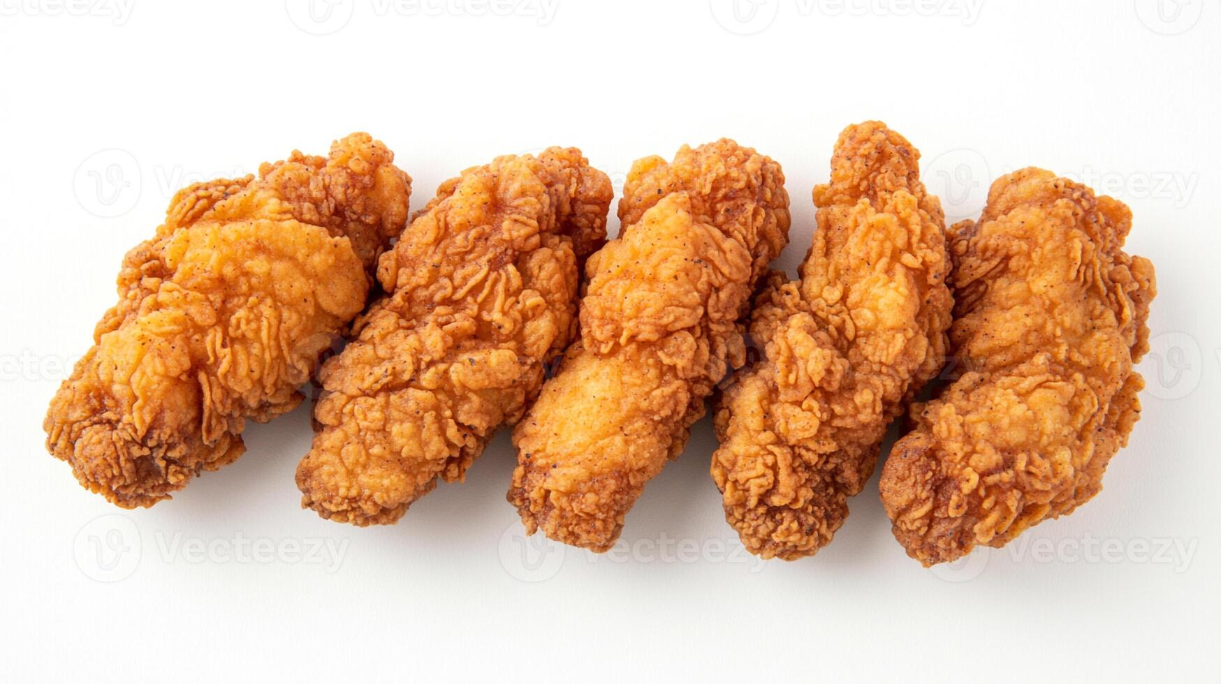 Top View Spicy Chicken Tenders, Food Image photo