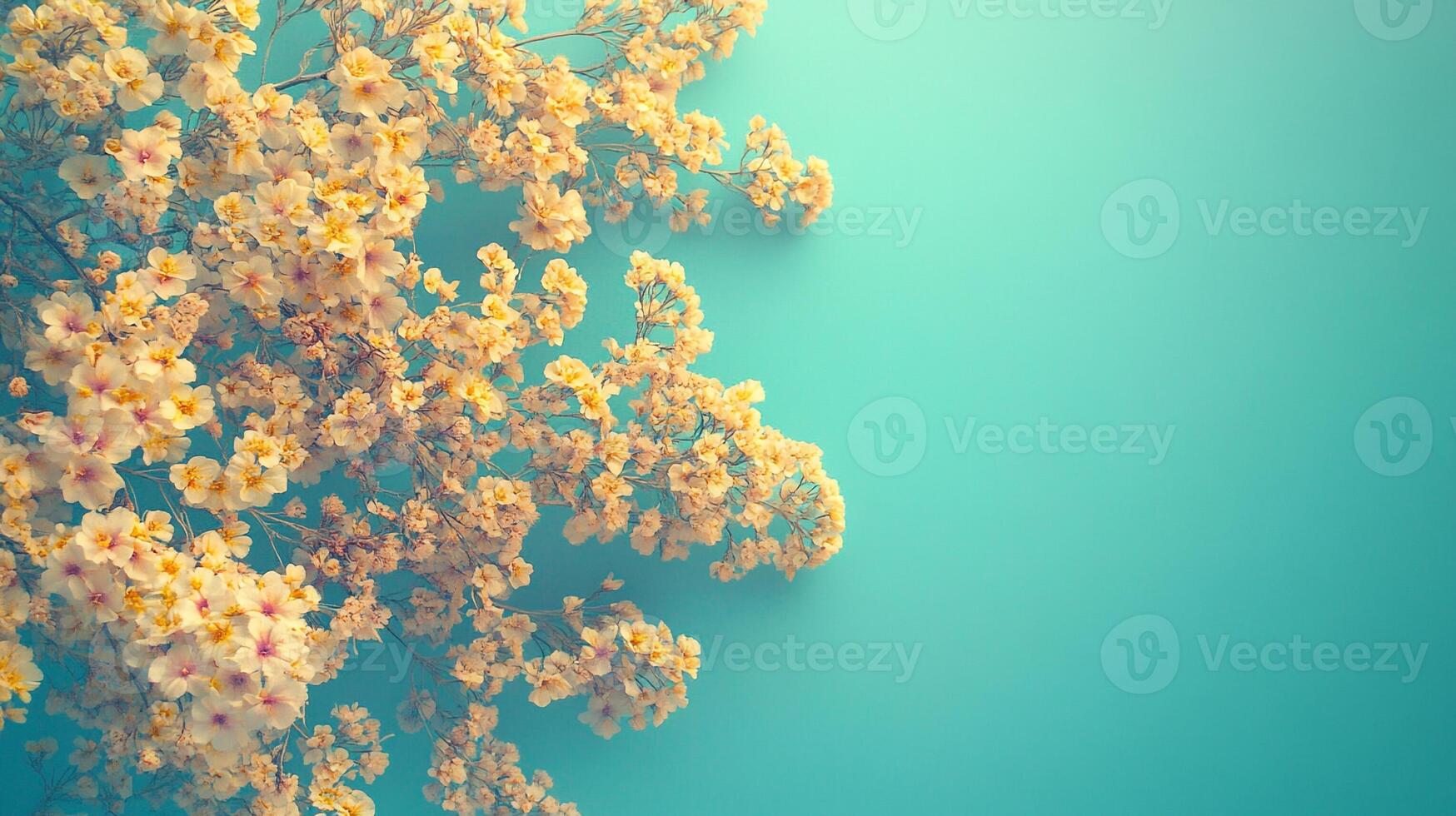 Dasylirion on a vibrant background, photorealistic top view Dasylirion plant photo