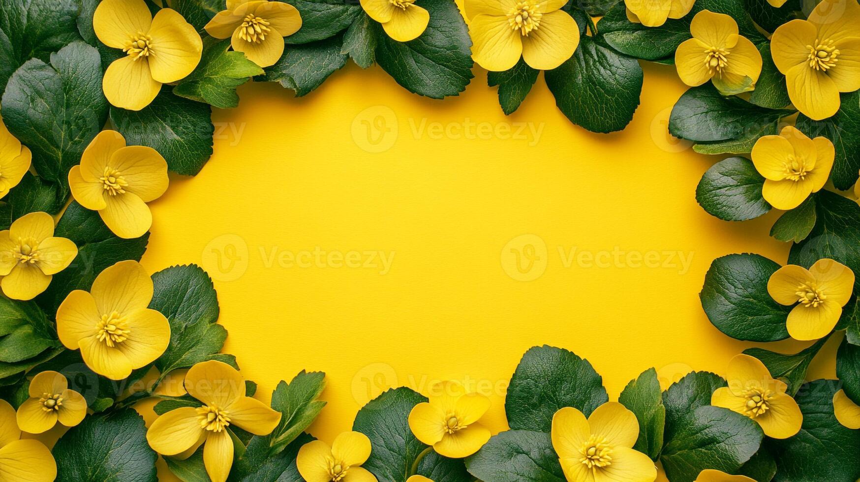 Hellebore on a vibrant background, photorealistic top view Hellebore flower photo