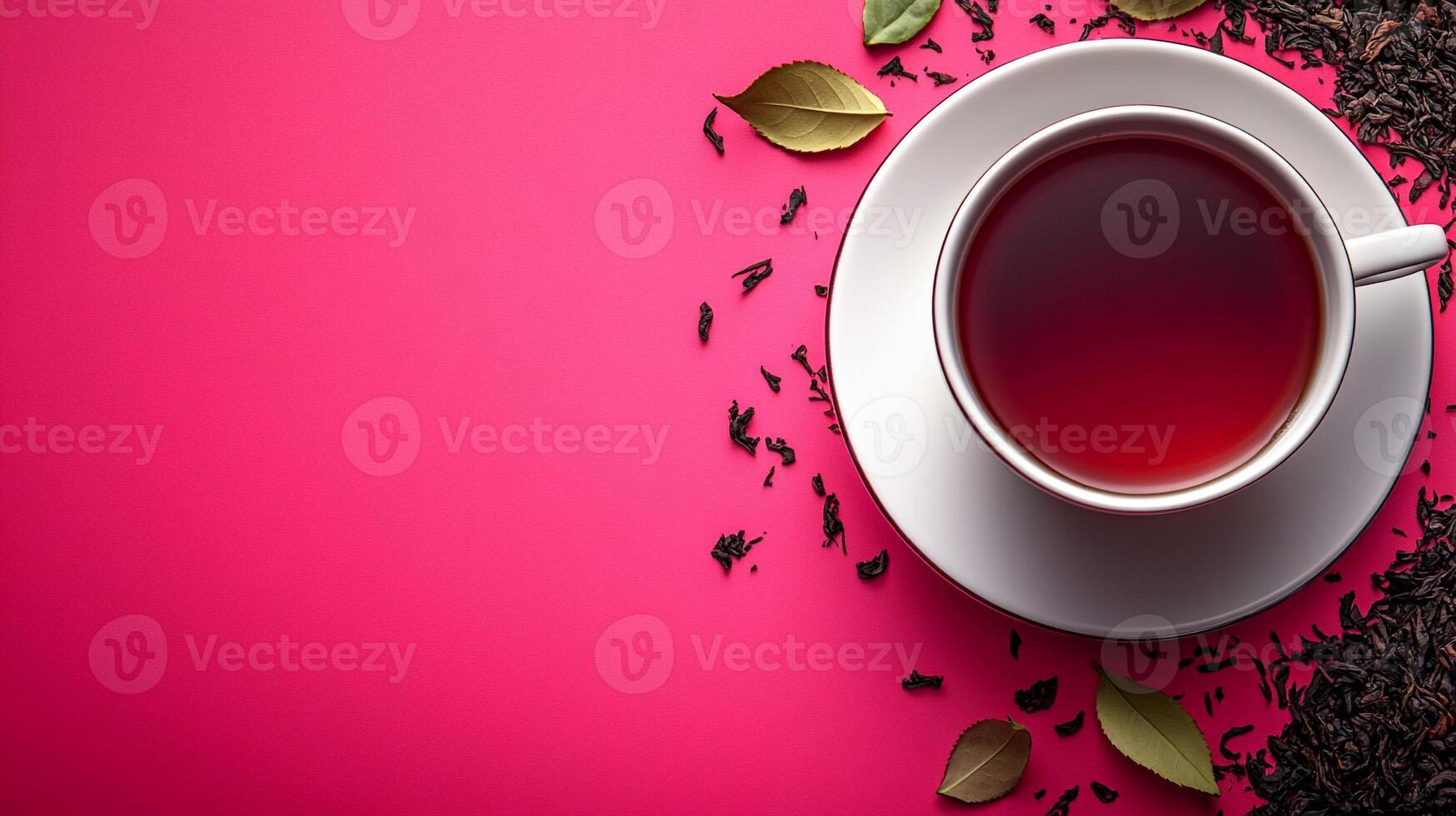 New Jersey Tea on a vibrant background, photorealistic top view New Jersey Tea flower photo