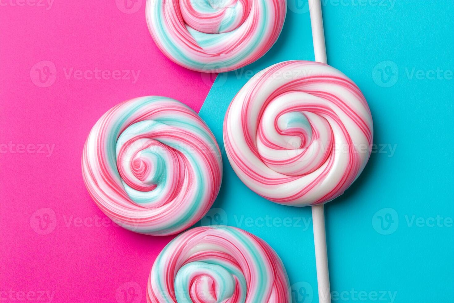 Sweet Flag on a vibrant background, photorealistic top view Sweet Flag plant photo