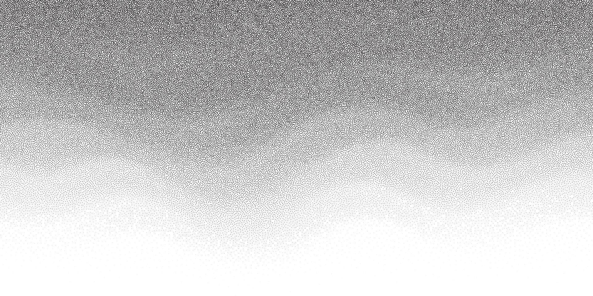 Flowing stipple wave texture with black halftone dots. Abstract sand-inspired pattern with soft gradient transitions. vector