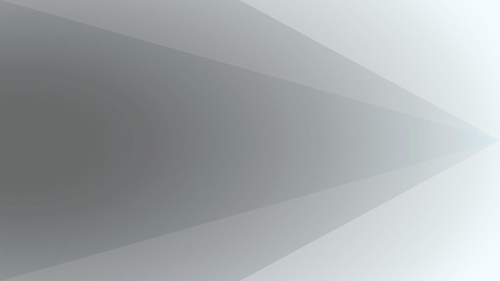 Gray abstract banner background with triangle geometric shapes, gradient color, and copy space vector