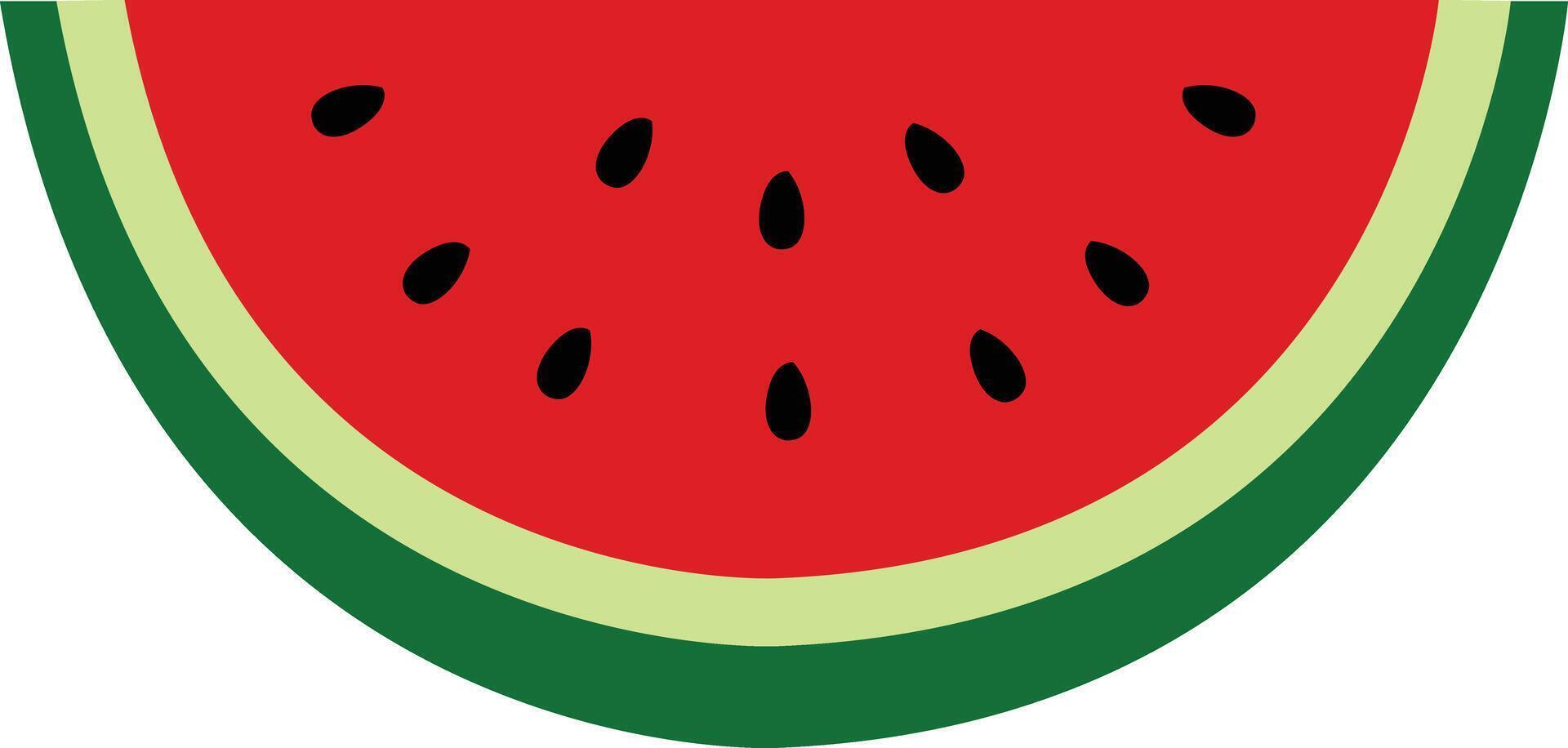Red watermelon slice or watermelon texture isolated on transparent background vector