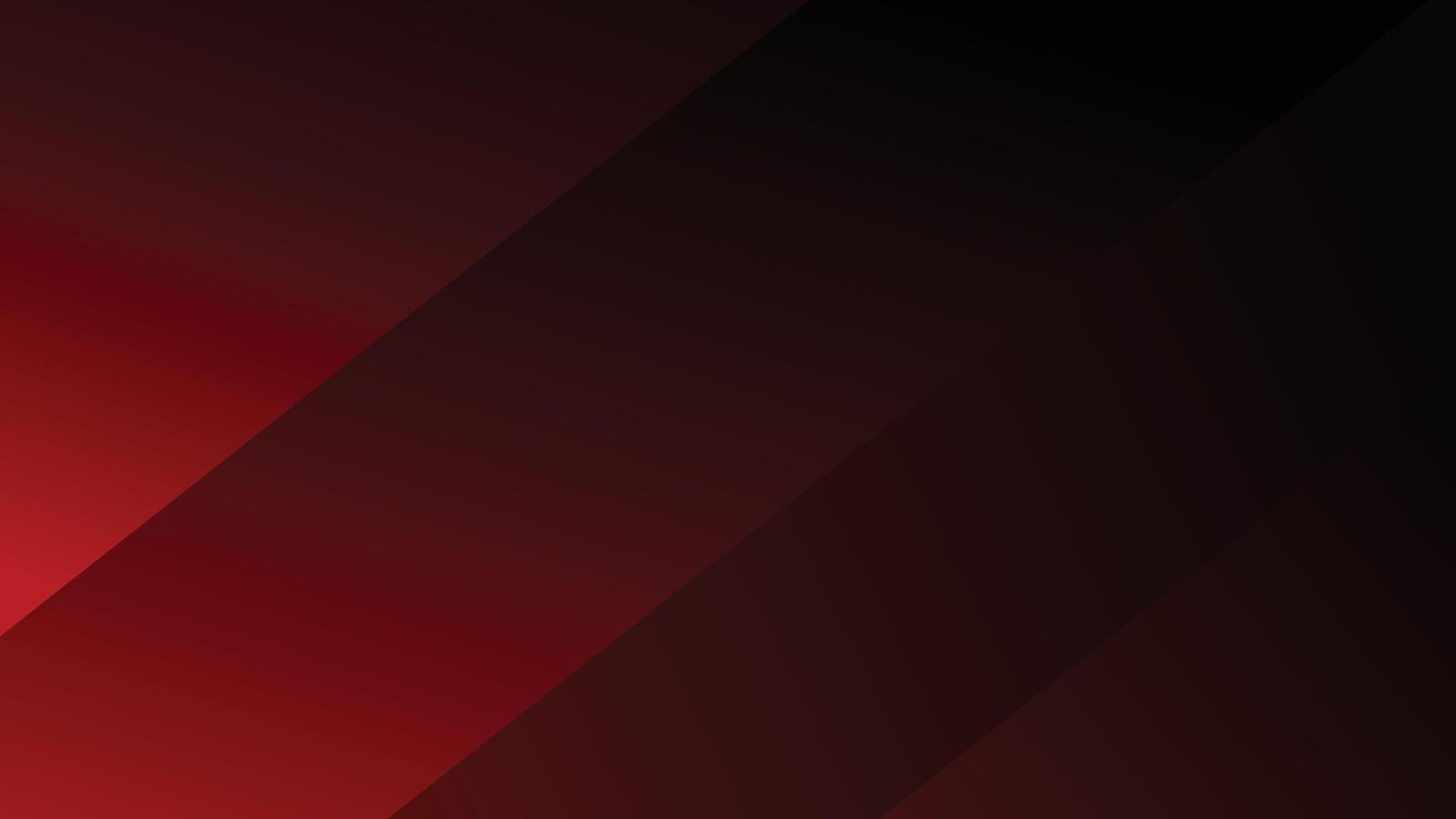 Red and black abstract background with geometric stripes, gradient color vector