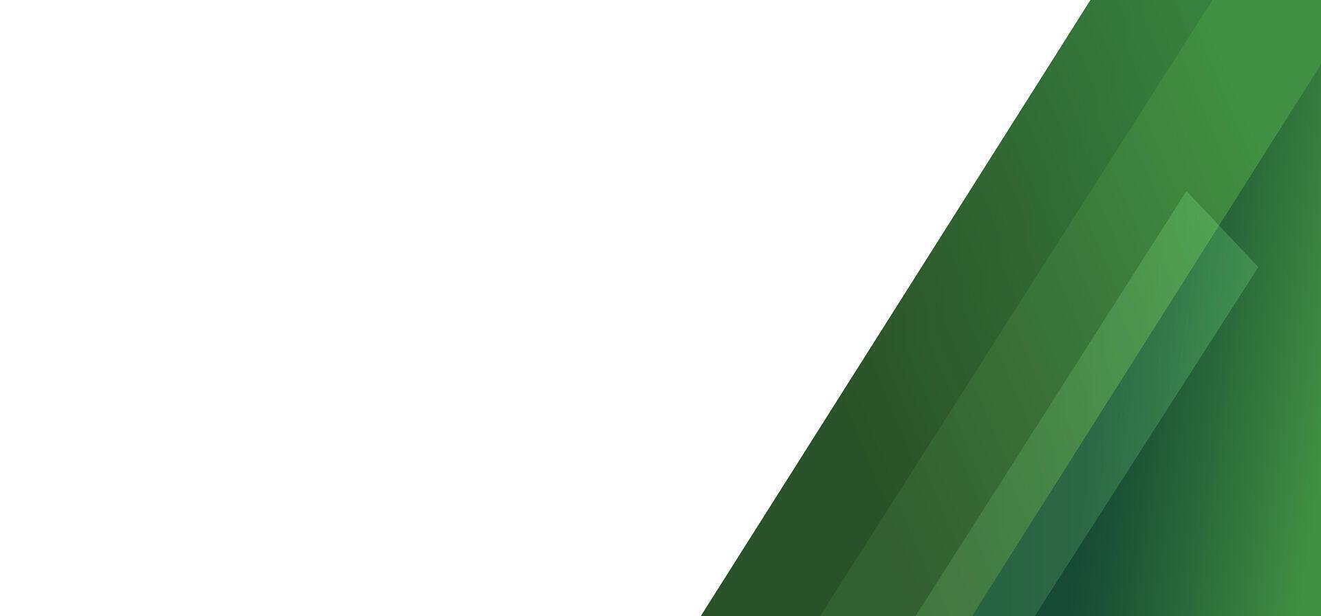 Modern green white abstract banner background with screen, multiply, and copy space vector