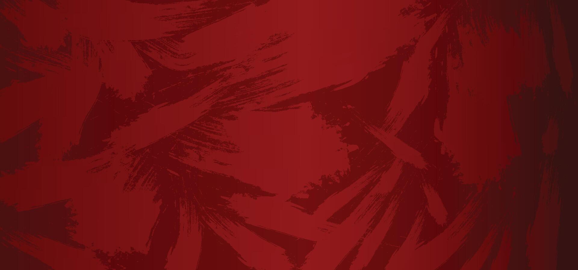Dark red grunge texture background, rough surface vector