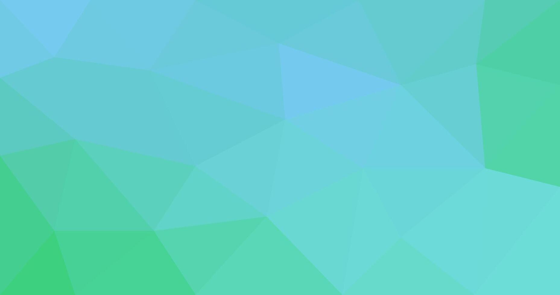 Green blue triangle polygonal illustration Geometric element design vector