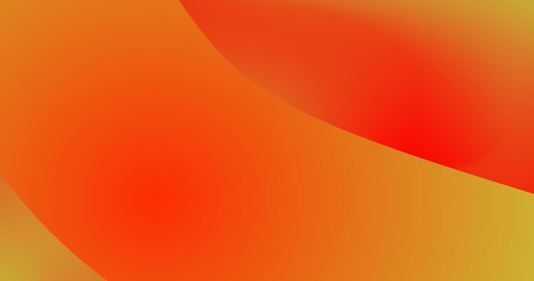 orange red gradient abstract background with smooth wavy shape in orange and red colors vector