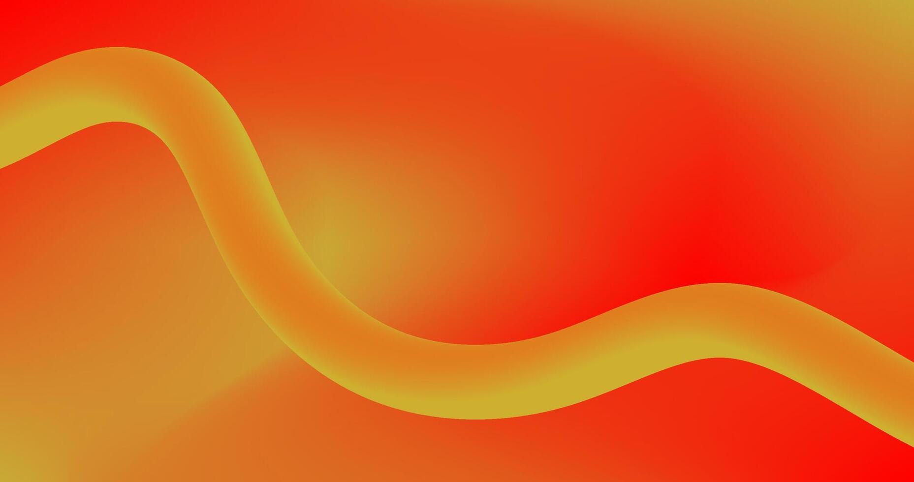 abstract orange gradient background with fluid pipe lines and shape illustration vector