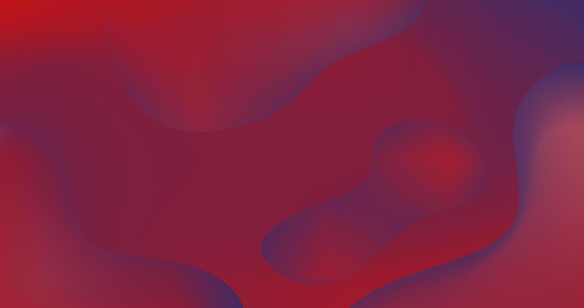 red blue fluid shape on gradient Abstract background illustration vector