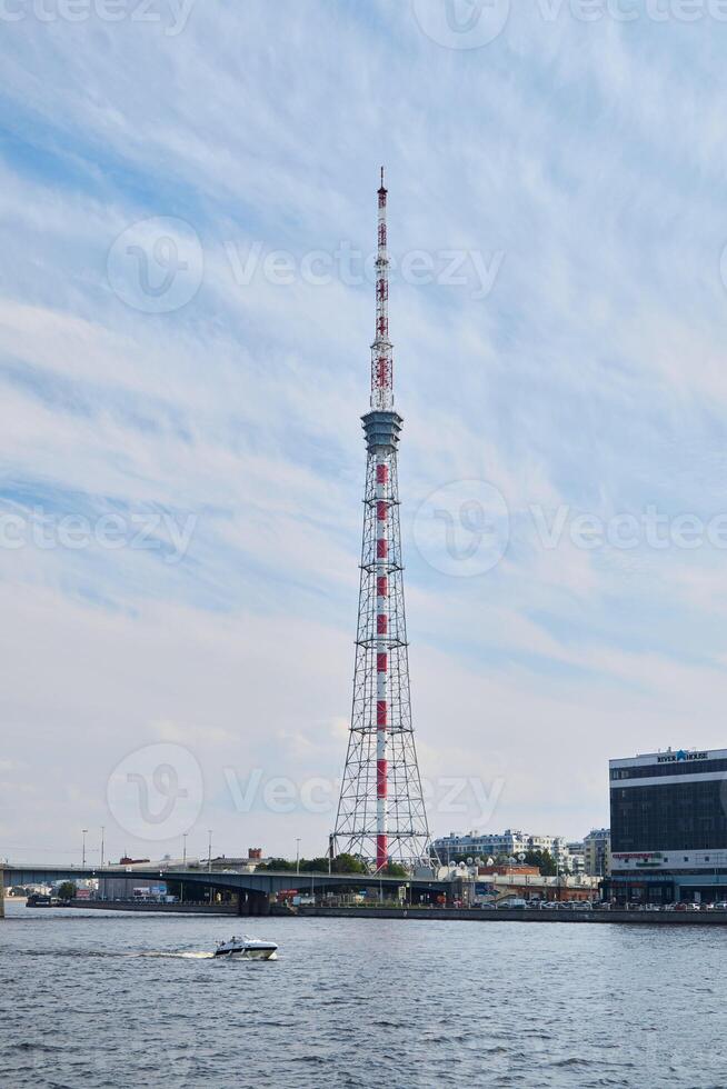 Admiring the Tokyo Tower from the water provides a unique and breathtaking perspective photo