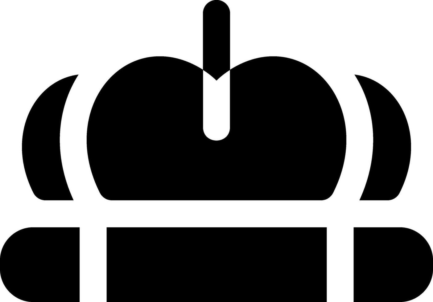 Rounded Filled Reign Icon vector