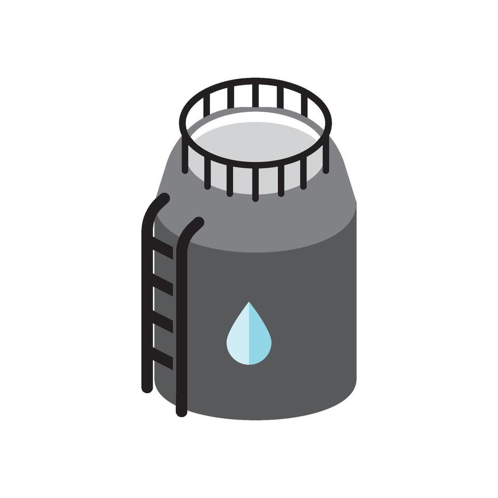 Storage Tank Icon symbol design vector