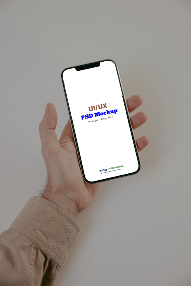 Mobile UI Mockup Design psd