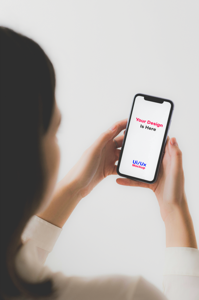 Simple Mobile UI Mockup psd
