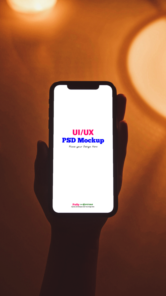 Mobile Template for UI Showcase psd