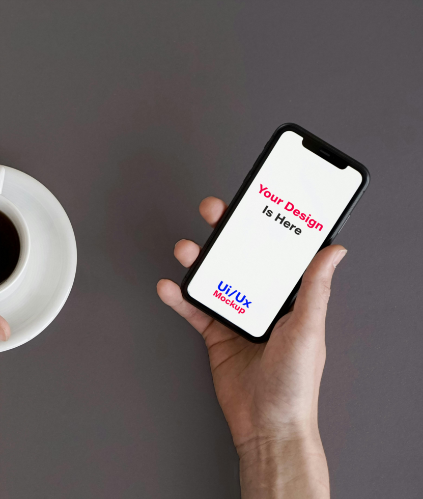 I Phone Display Mockup for UI Design psd
