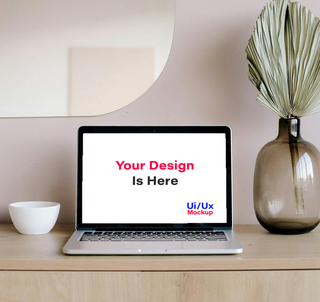 Website Homepage Design Mockup psd