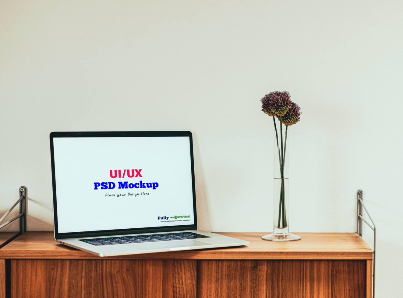Laptop Mockup Website Design psd