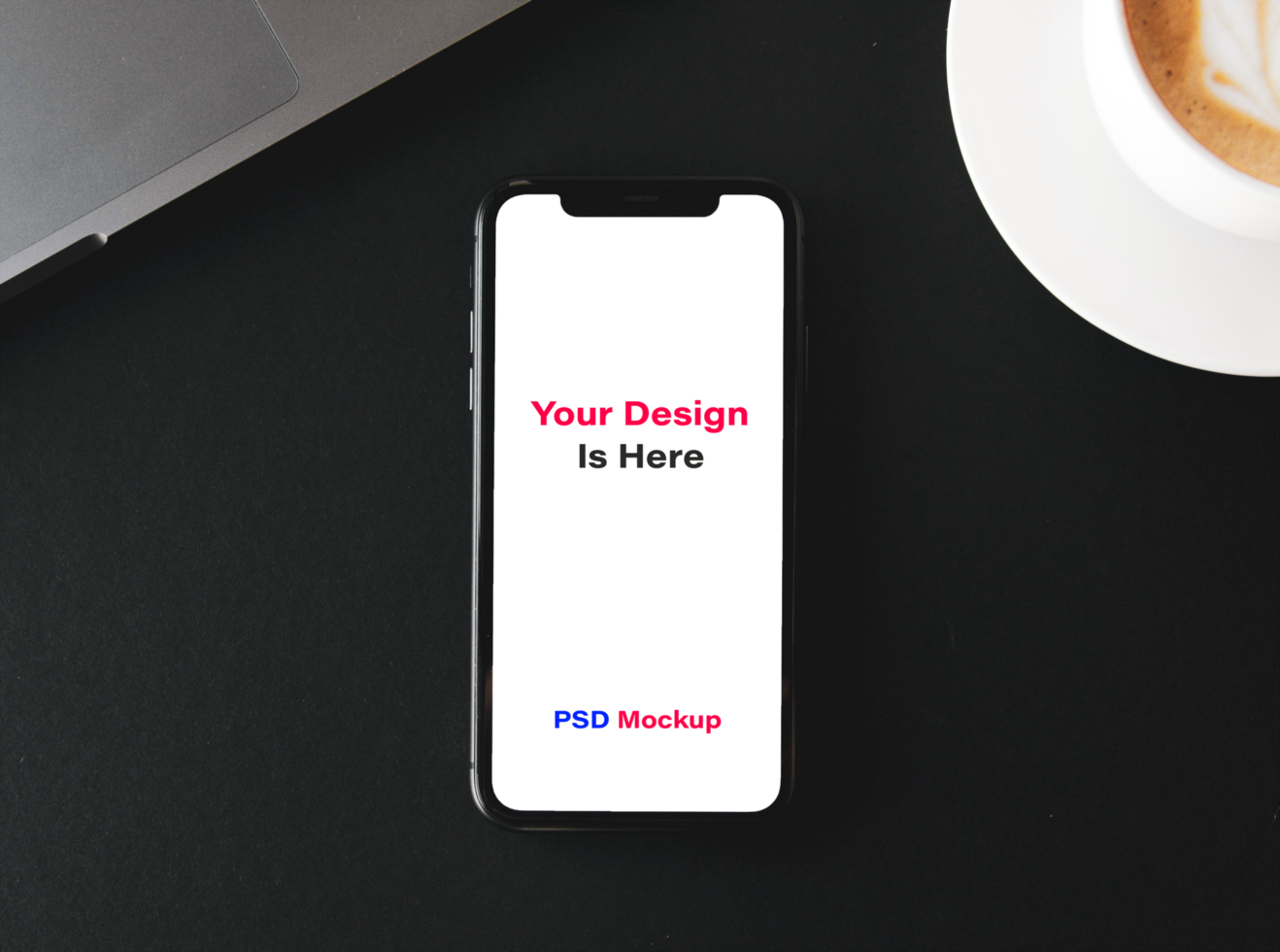 Clean Mobile App UI Mockup File psd