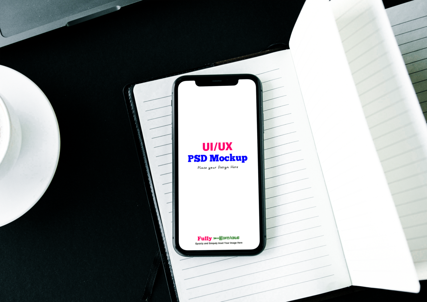 Mobile UI Mockup Interface psd