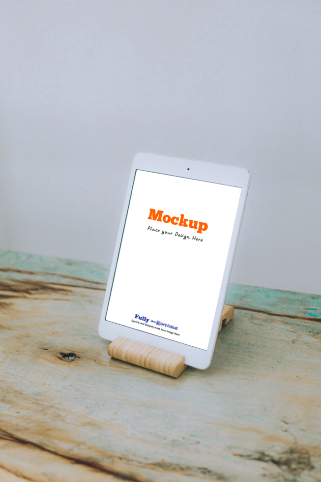 Modern App Screen Tablet Mockup psd