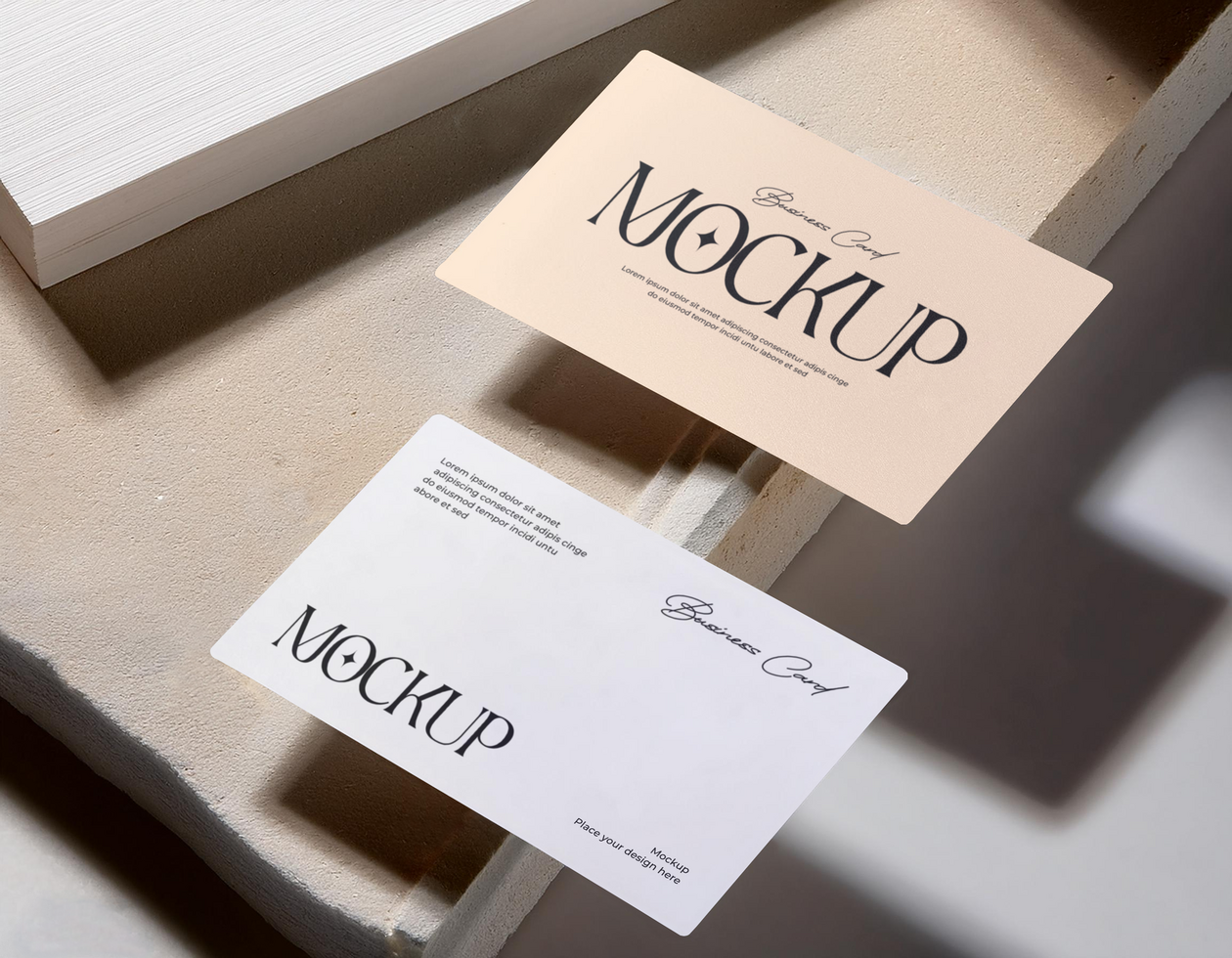 Business card mockup psd