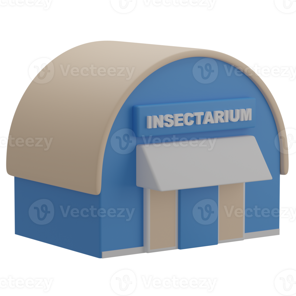 3D Insectarium Illustration Icon Render png