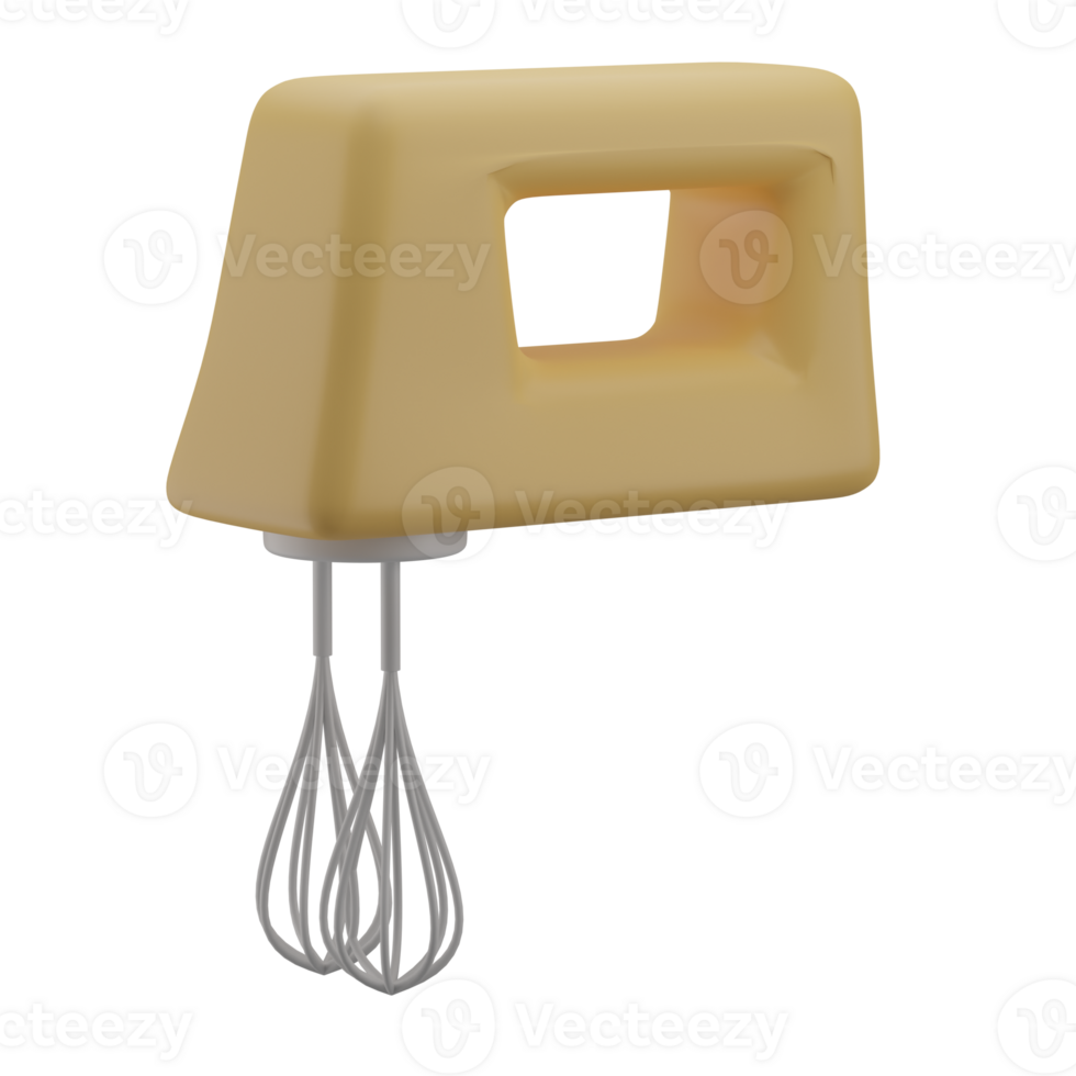 3D Mixer Illustration Icon Render png