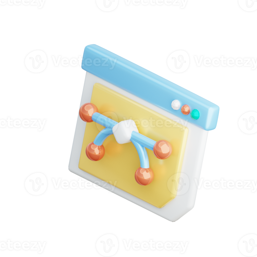 3D Planning Illustration Icon png