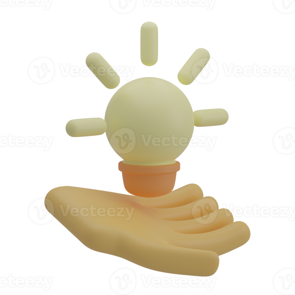 3D Problem Solving Illustration Icon Isolated png