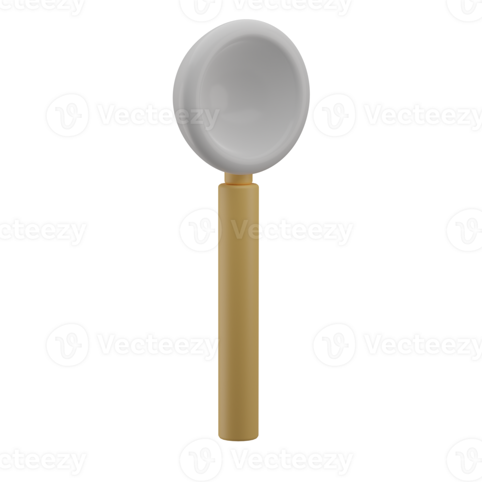 3D Scooper Illustration Icon Render png
