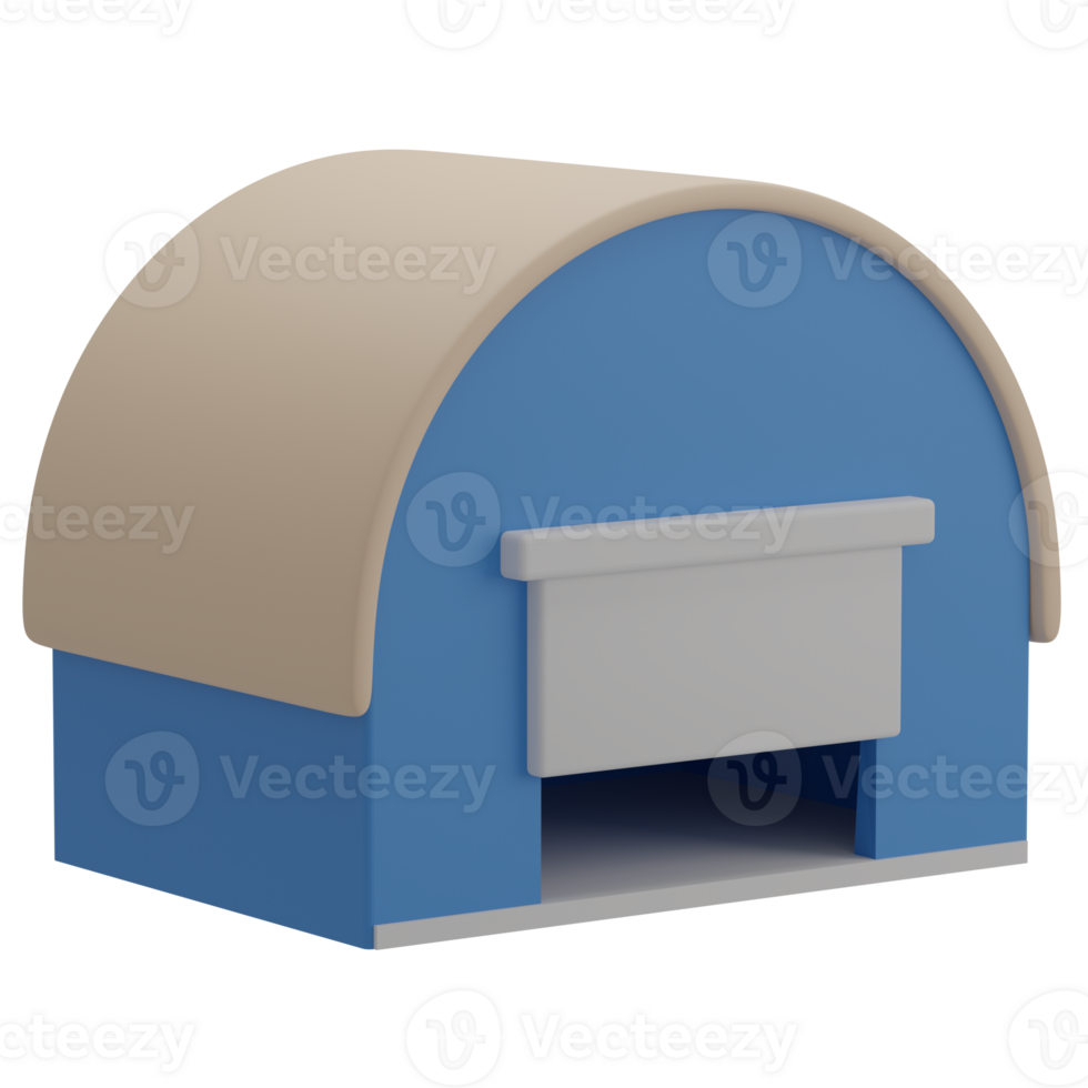 3D Warehouse Illustration Icon Render png