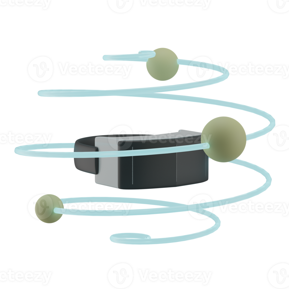 3D Virtual Line Icon Render Illustration png