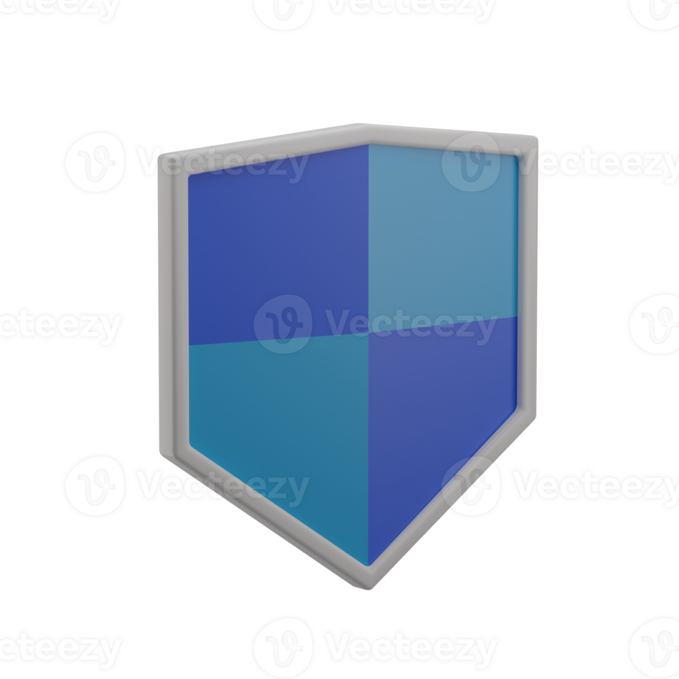 Cute 3D Antivirus Icon Render Illustration png