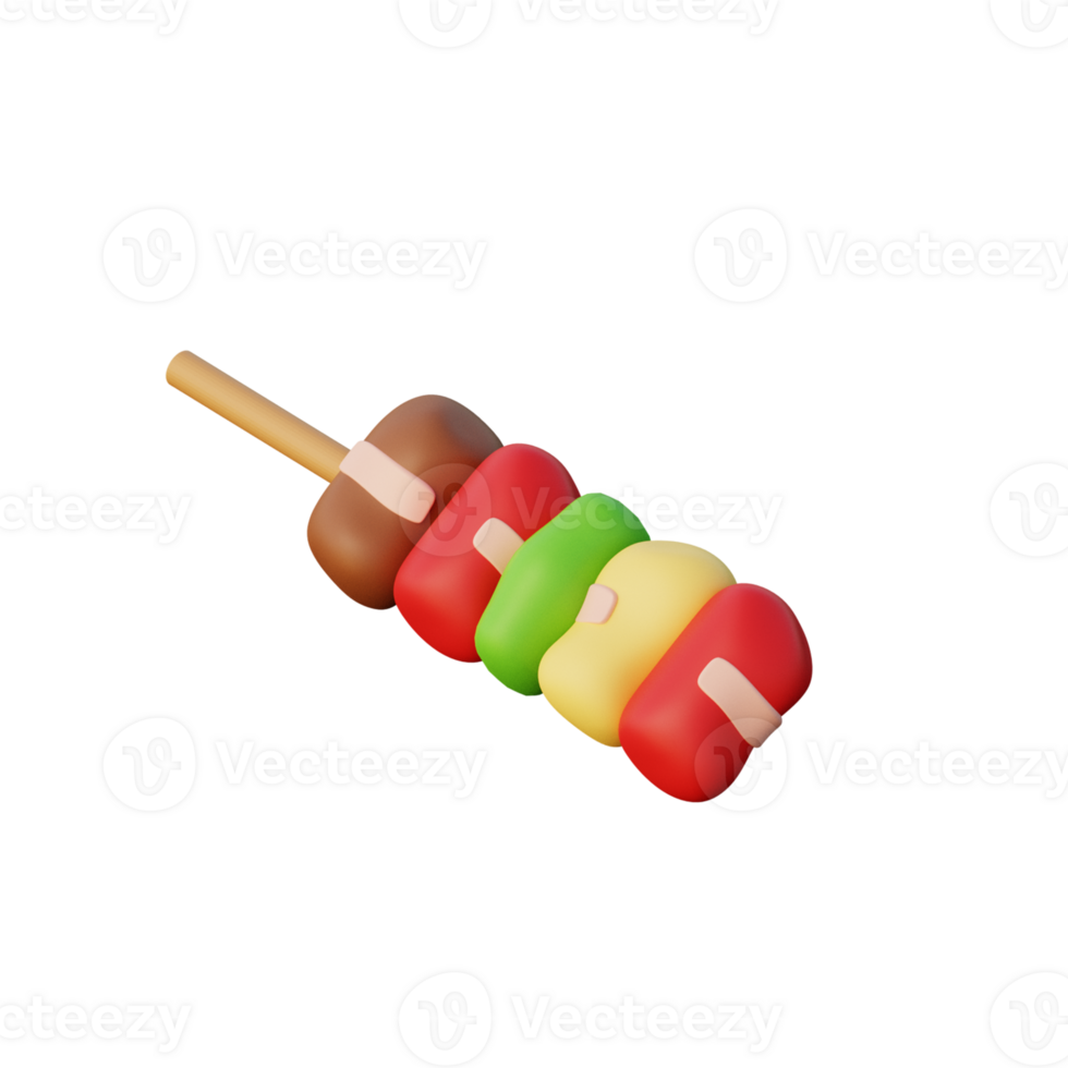3D Barberque Icon Render Illustration png