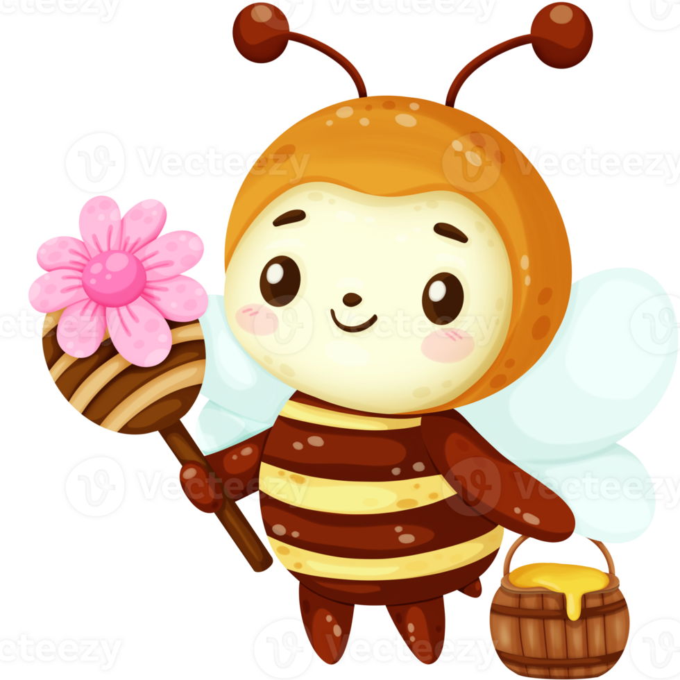 little bee cartoon png