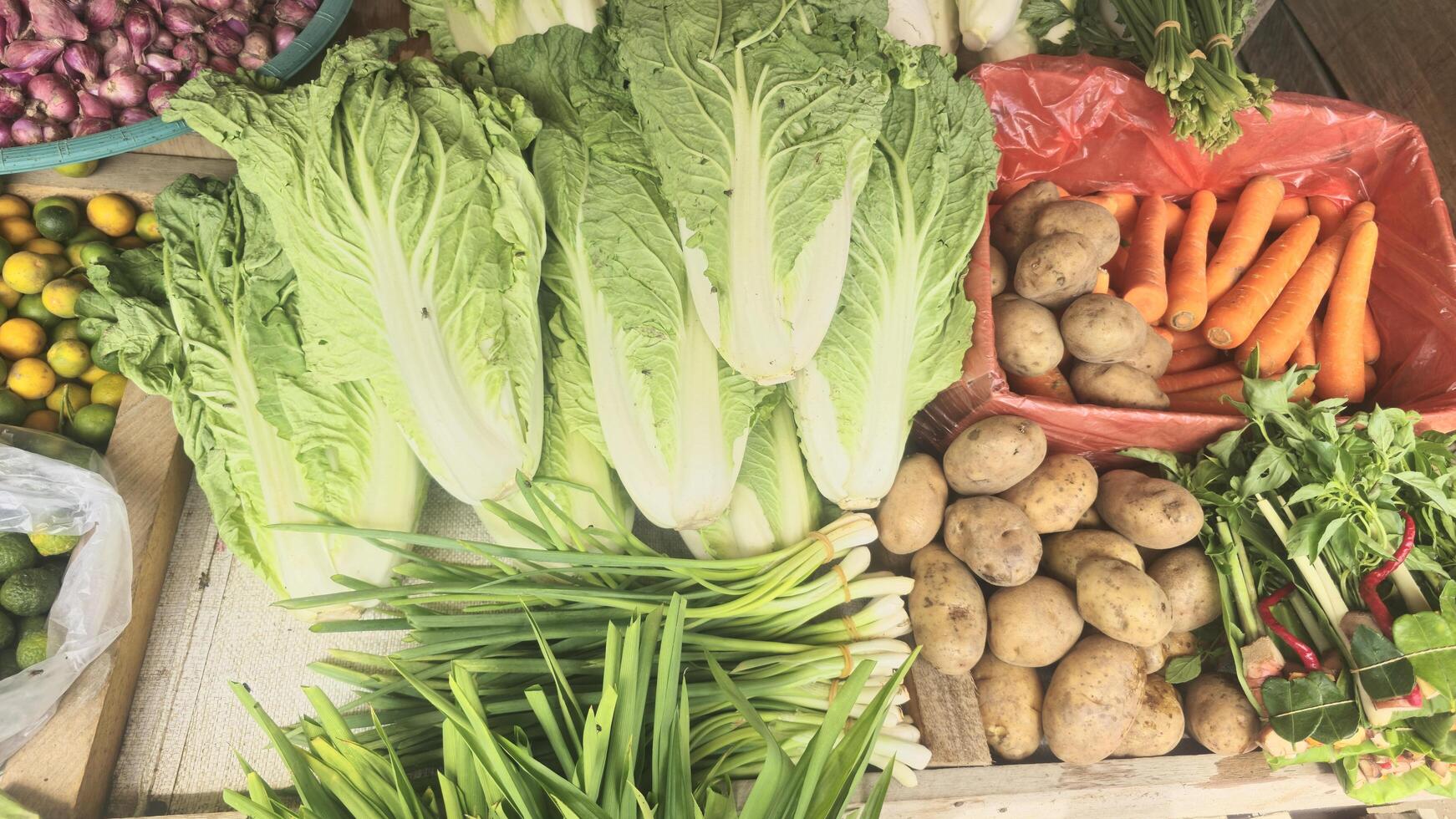 Fresh Vegetables at Market photo