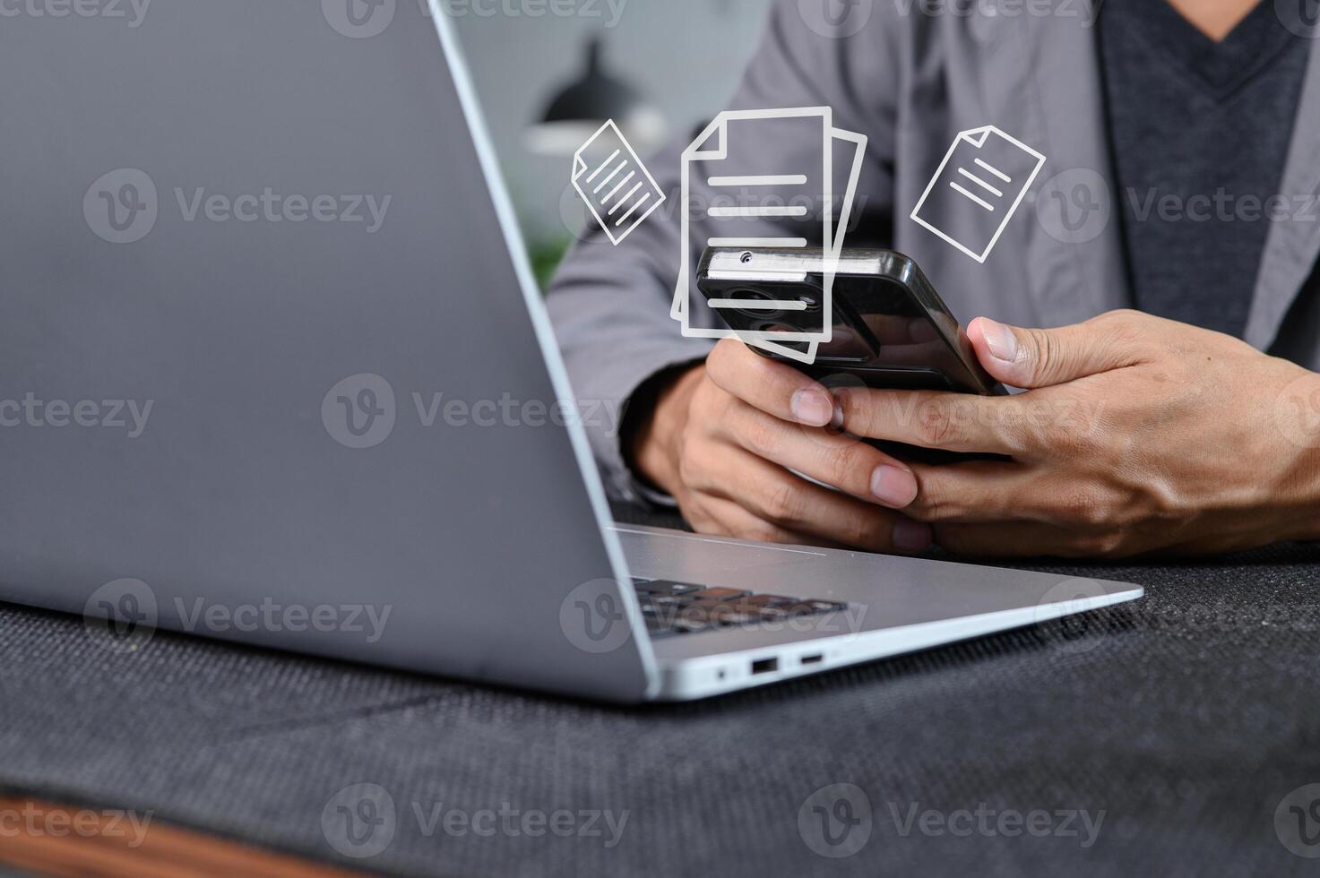 Increasingly Choosing Digital Documents Over Paper for Efficiency photo