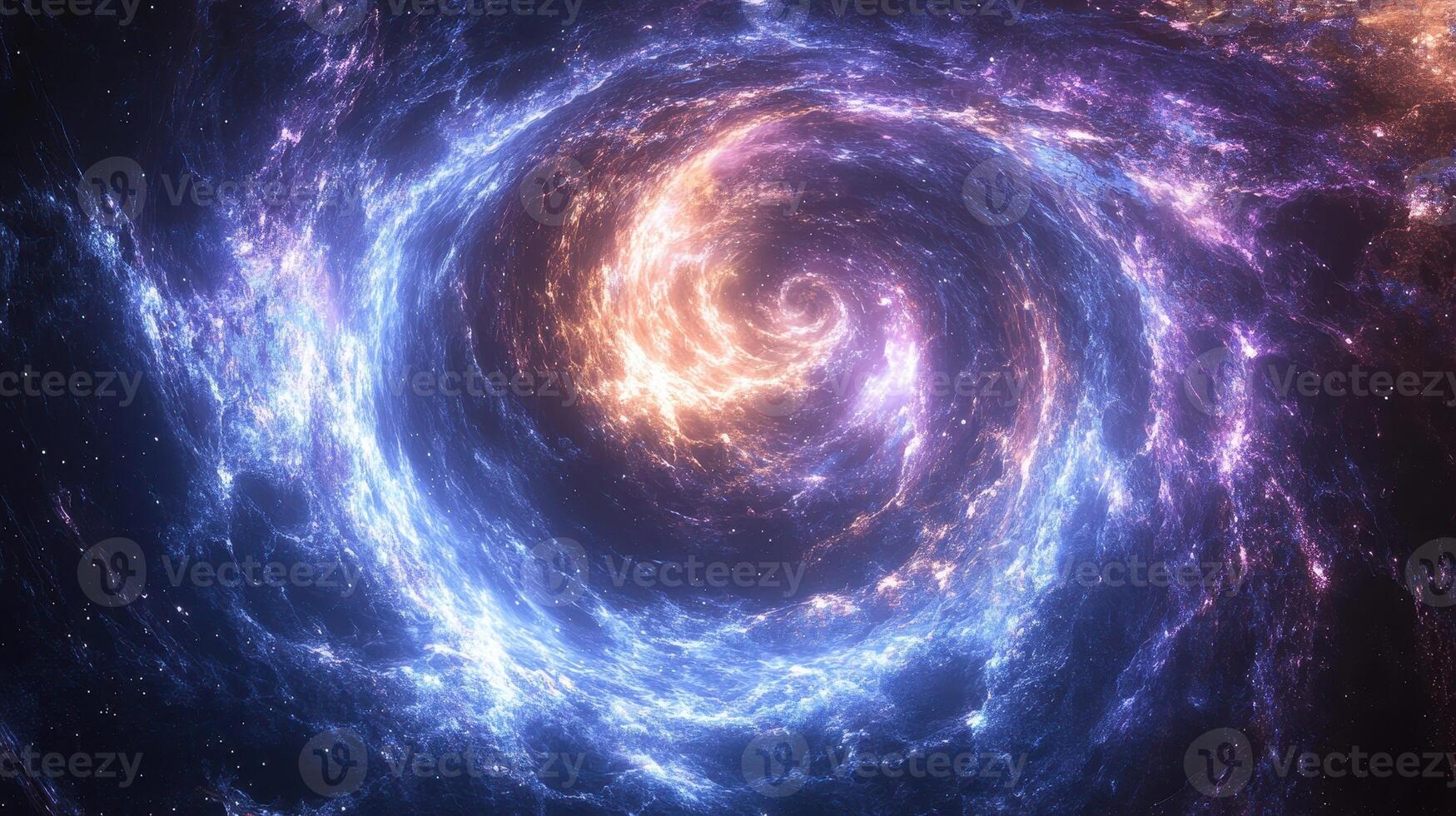 Cosmic swirl nebula, space background, energy, science fiction photo