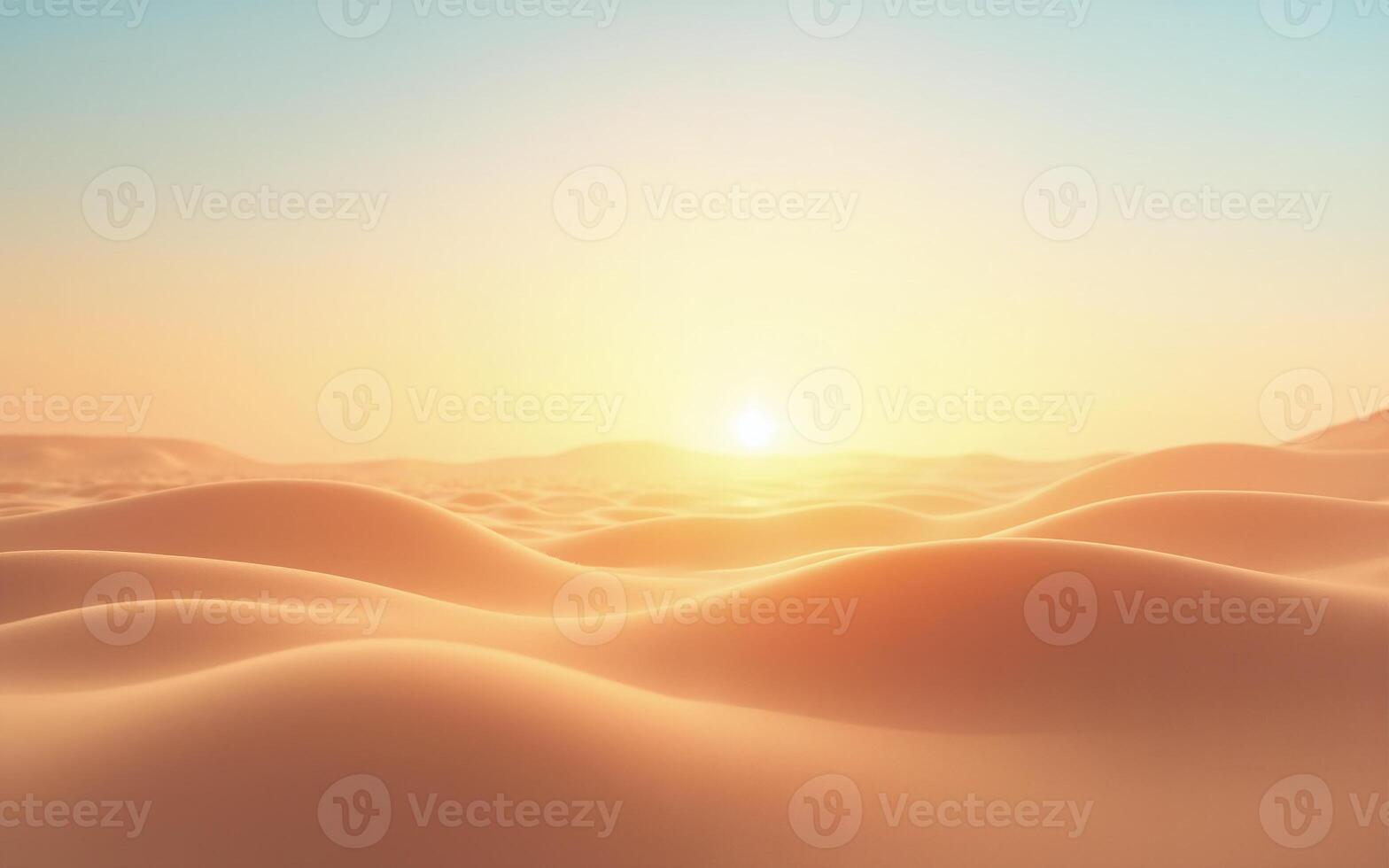 Peaceful soft sand and wave background with clear sky, minimal centered design emphasizing natural textures and calmness, perfect for spa, relaxation, or travel visuals photo