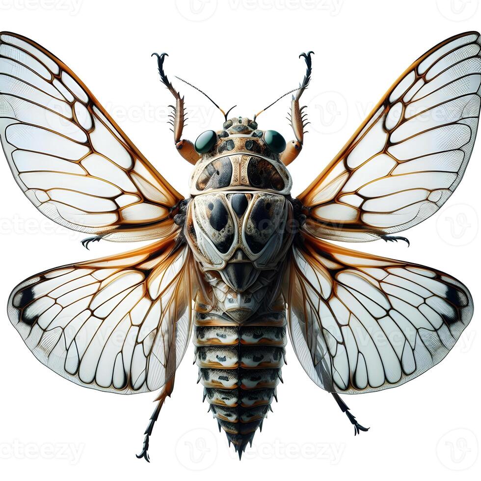 A large insect with wings and wings photo