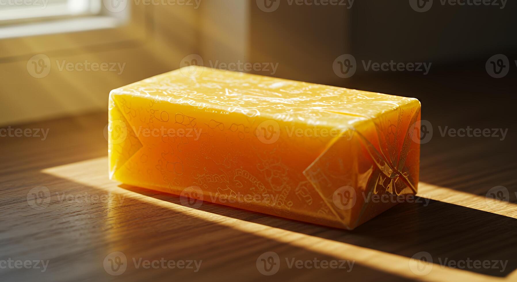 A soap bar sitting on a table photo