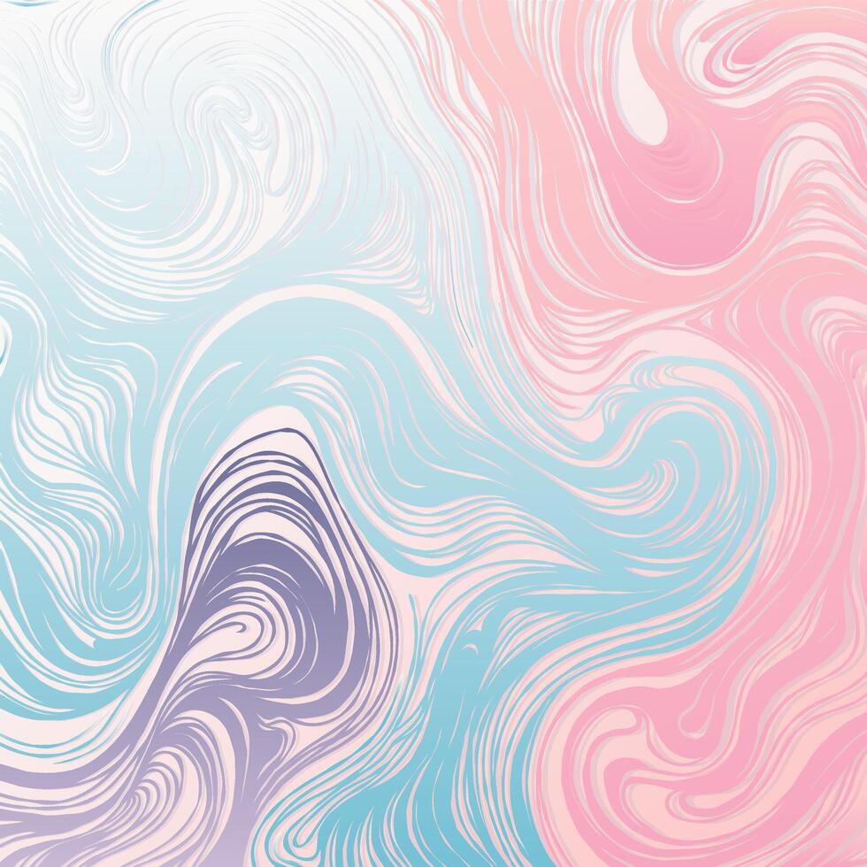 Soft Pastel Marble Texture in Pink, Turquoise and Lavender. Abstract Fluid Art Background for Feminine Branding, Wallpapers, Invitations, Stationery and Modern Graphic Design. vector