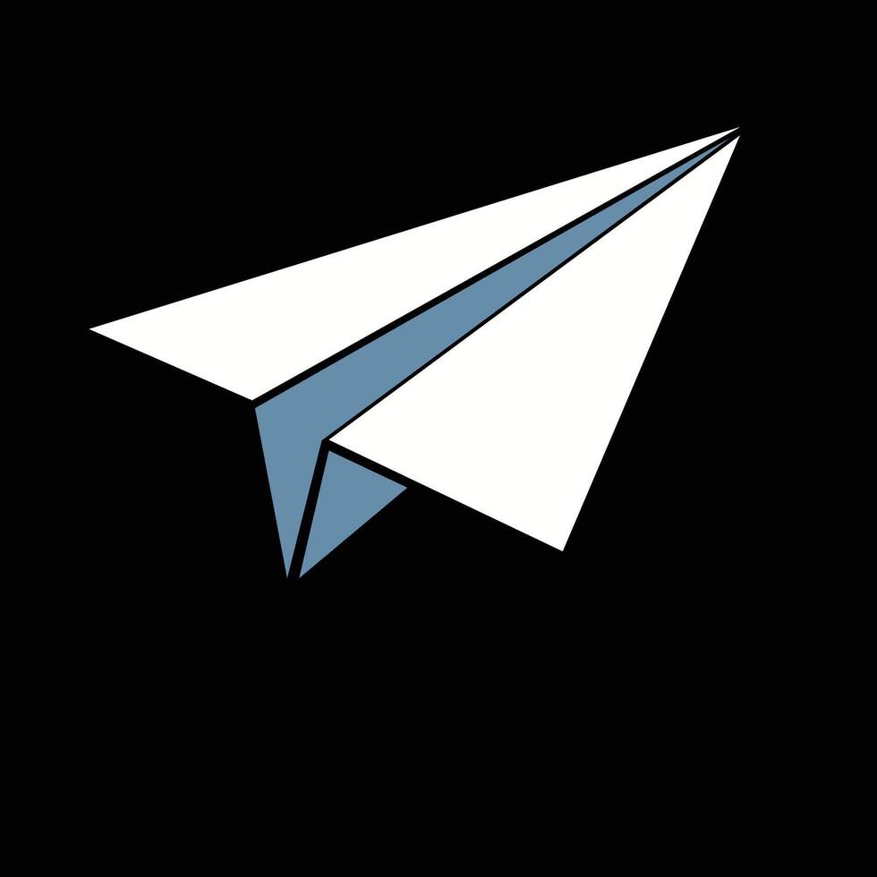 Paper plane icon. Paper airplane . Paper aircraft. Business design. vector