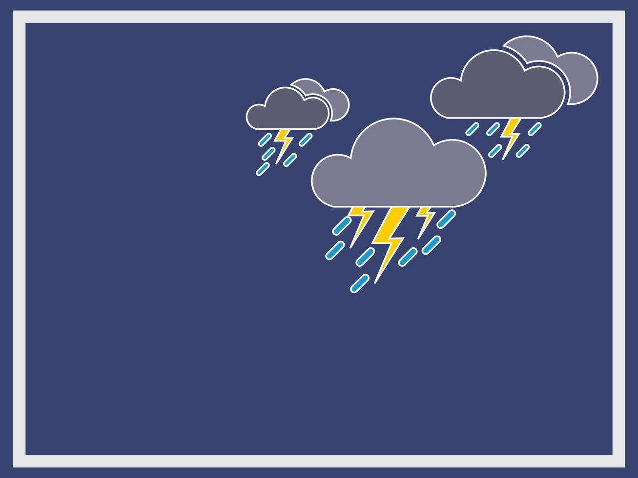weather forecast post vector