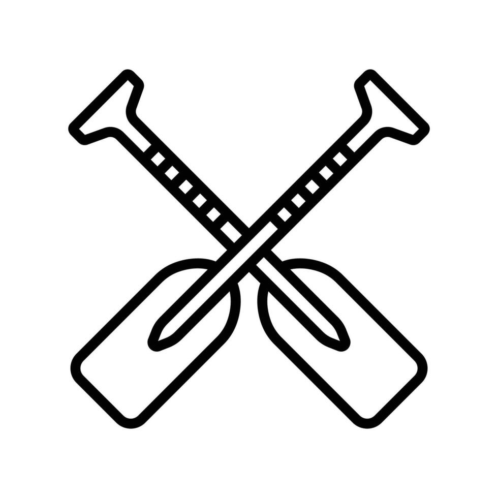 Paddle Sport Equipment Icon vector
